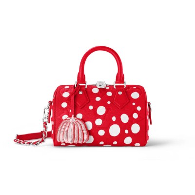 Louis Vuttion Yayoi Kusama Speedy Bandouliere 20 Red M46411 LDBS17595