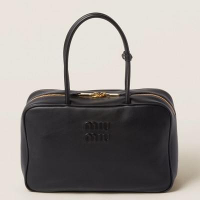 Miu Miu Beau Top-handle Bag in Black Leather LDBS244596