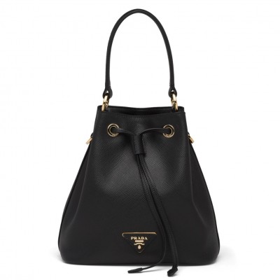 Prada Bucket Bag In Black Saffiano Leather LDBS244633