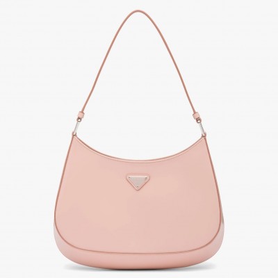 Prada Cleo Shoulder Small Bag In Pink Brushed Leather LDBS244685