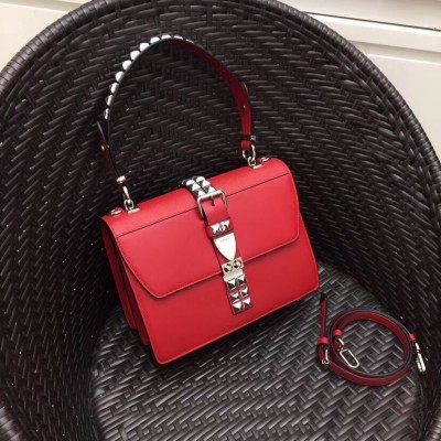 Prada Elektra Shoulder Bag In Red Calfskin LDBS244715