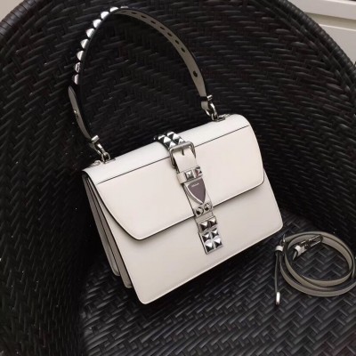 Prada Elektra Shoulder Bag In White Calfskin LDBS244716