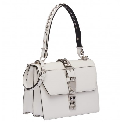 Prada Elektra Shoulder Bag In White Calfskin LDBS244716