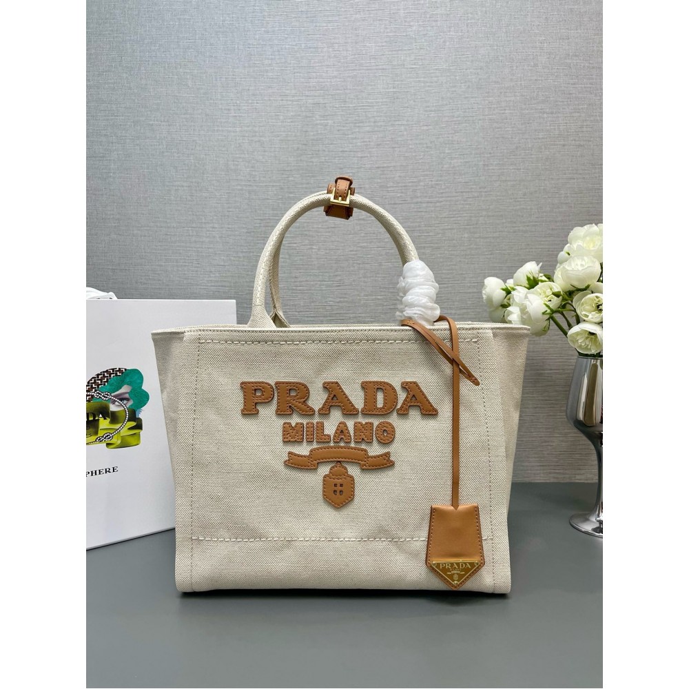 Prada Medium Blend Tote Bag in Linen LDBS244780