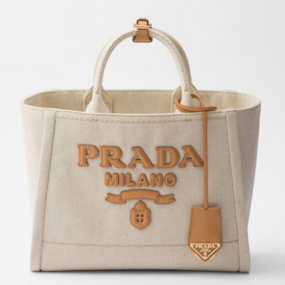 Prada Medium Blend Tote Bag in Linen LDBS244780