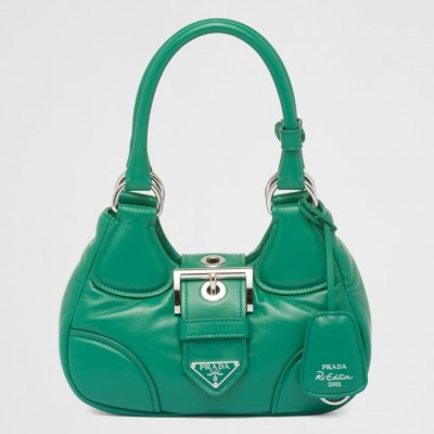 Prada Moon Bag in Green Padded Nappa Leather LDBS244820