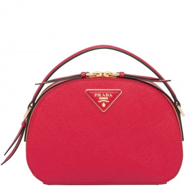 Prada Odette Red Saffiano Leather Bag LDBS244835