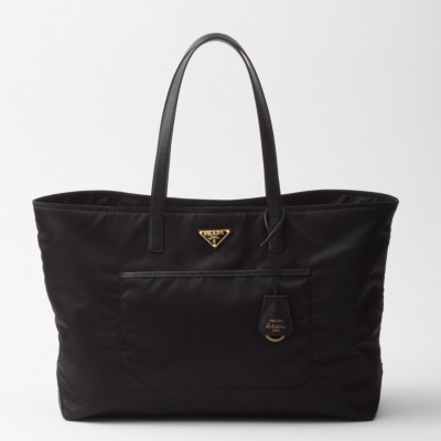 Prada Re-Edition 1978 Large Tote Bag in Black Re-Nylon LDBS244846