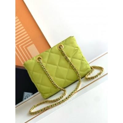 Prada Re-Edition 1995 Tote Bag in Lime Green Re-Nylon LDBS244856