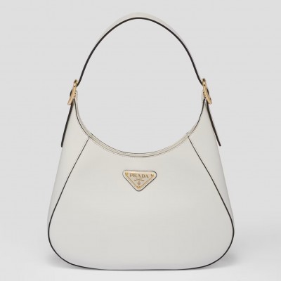 Prada Shoulder Bag in White Leather LDBS244886