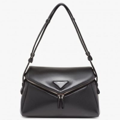 Prada Signaux Bag In Black Padded Nappa Leather LDBS244895