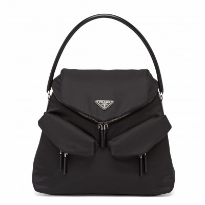 Prada Signaux Hobo In Bag In Black Nylon LDBS244898