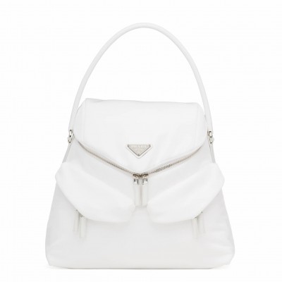 Prada Signaux Hobo In Bag In White Nylon LDBS244899