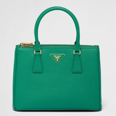 Prada Small Galleria Bag In Mango Saffiano Leather LDBS244911