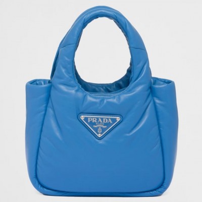 Prada Small Top-handle Bag in Blue Nappa Leather LDBS244914