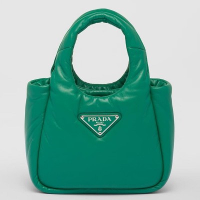 Prada Small Top-handle Bag in Green Nappa Leather LDBS244915