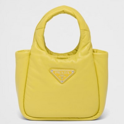 Prada Small Top-handle Bag in Yellow Nappa Leather LDBS244917