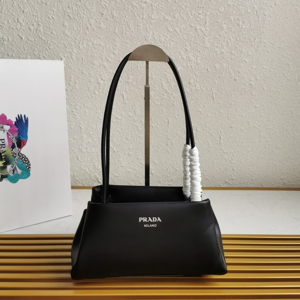 Prada Supernova Small Shoulder Bag In Black Leather LDBS244935