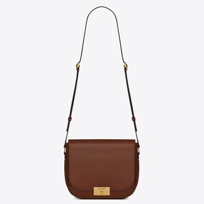 Saint Laurent Betty Satchel In Camel Smooth Leather LDBS245009