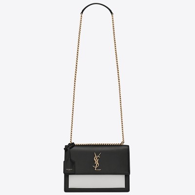 Saint Laurent Bi-color Sunset Medium Calfskin Bag LDBS245010