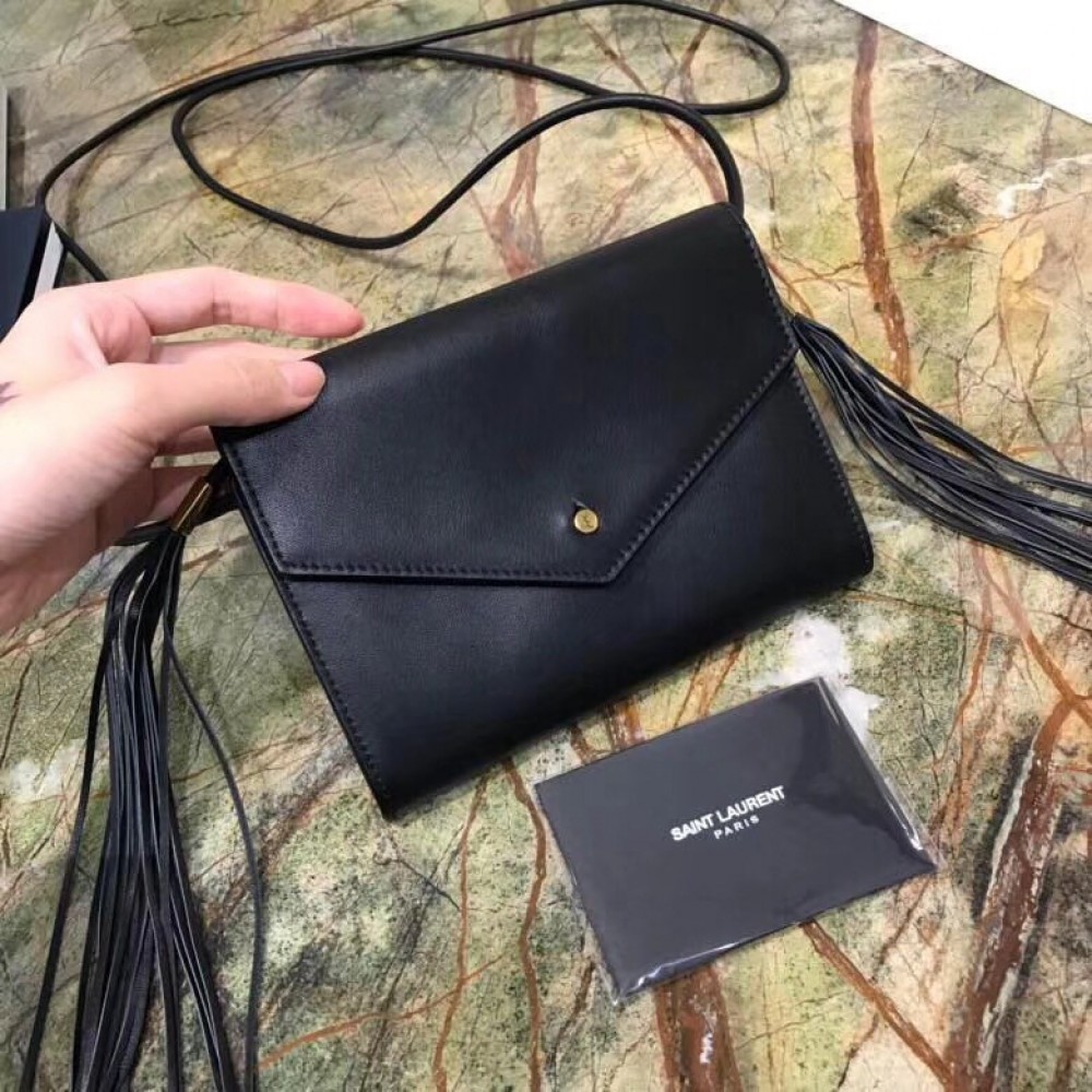 Saint Laurent Black Envelope Belt Bag LDBS245015