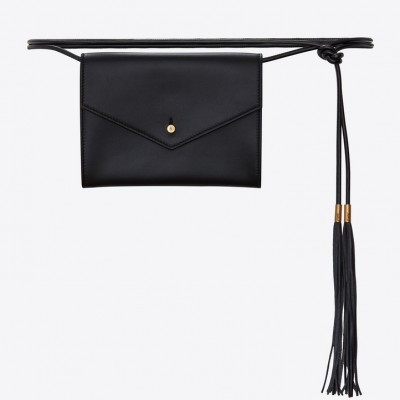 Saint Laurent Black Envelope Belt Bag LDBS245015