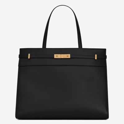 Saint Laurent Black Manhattan Medium Shopping Bag LDBS245019