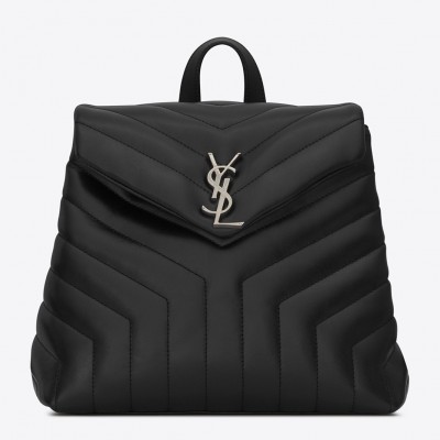 Saint Laurent Black Small LouLou Backpack LDBS245027