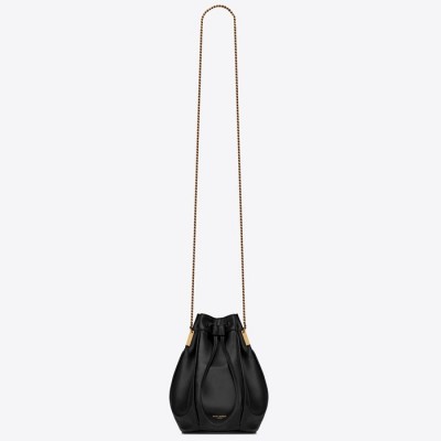 Saint Laurent Black Talitha Small Bucket Bag LDBS245029