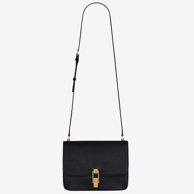 Saint Laurent Carre Satchel Bag In Black Leather LDBS245042