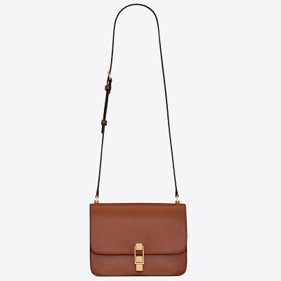 Saint Laurent Carre Satchel Bag In Brick Leather LDBS245044