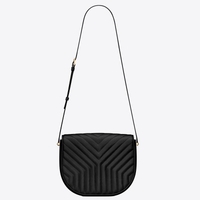 Saint Laurent Joan Satchel In Black Y Quilted Leather LDBS245094