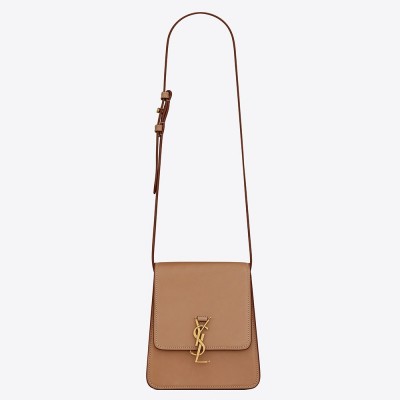 Saint Laurent Kaia North South Bag In Brown Leather LDBS245101