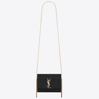 Saint Laurent Kate Box Bag In Black Grained Leather LDBS245111