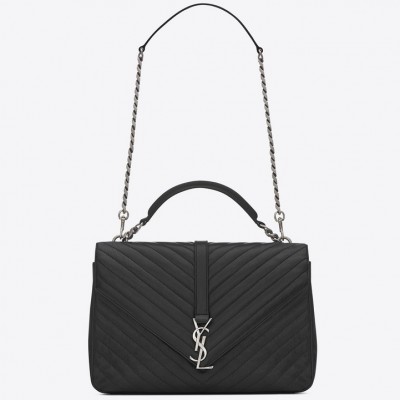 Saint Laurent Large Black College Shoulder Bag LDBS245116