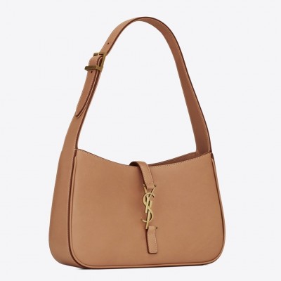 Saint Laurent Le 5 a 7 Hobo Bag In Brown Leather LDBS245147