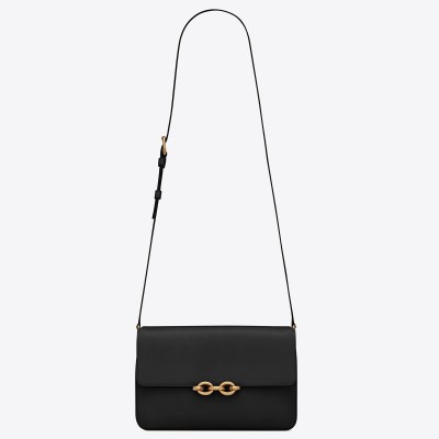 Saint Laurent Le Maillon Bag In Black Calfskin LDBS245163