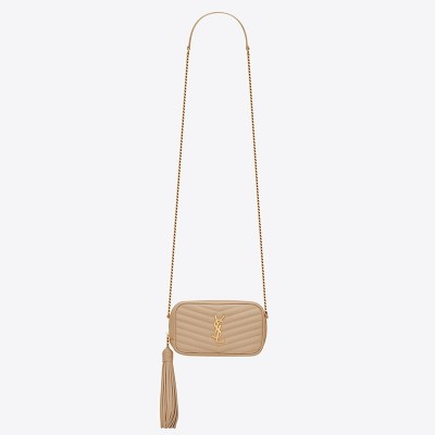 Saint Laurent Lou Mini Bag In Powder Grained Leather LDBS245220