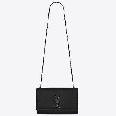 Saint Laurent Medium Kate All Black Shoulder Bag LDBS245257