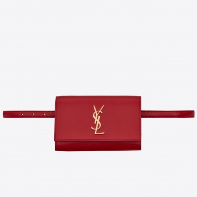 Saint Laurent Red Kate Belt Bag LDBS245351