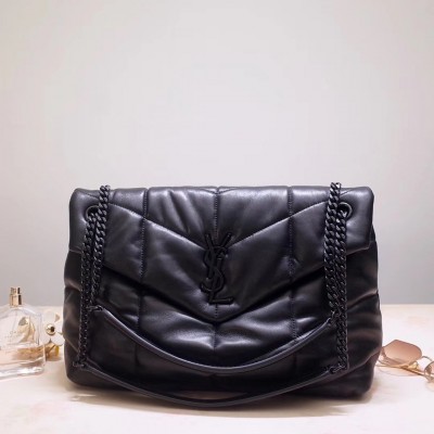 Saint Laurent So Black Loulou Puffer Medium Bag LDBS245396