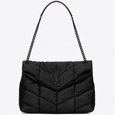 Saint Laurent So Black Loulou Puffer Medium Bag LDBS245396