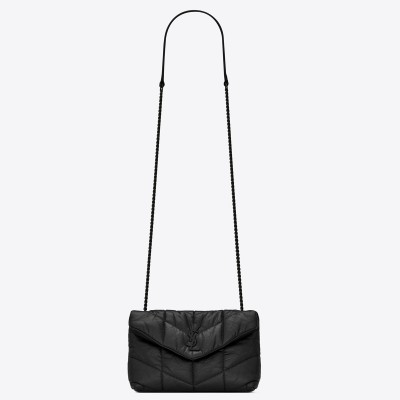 Saint Laurent So Black Loulou Puffer Toy Bag In Lambskin LDBS245398