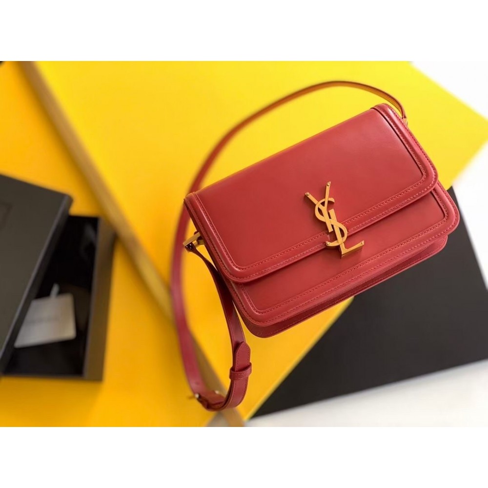 Saint Laurent Solferino Medium Bag In Red Calfskin LDBS245406