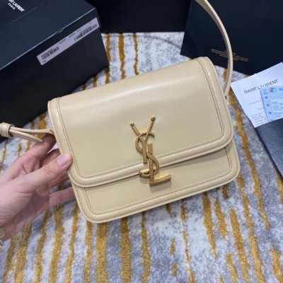 Saint Laurent Solferino Small Bag In Beige Calfskin LDBS245410