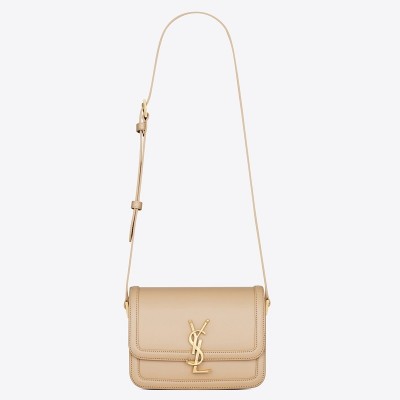 Saint Laurent Solferino Small Bag In Beige Calfskin LDBS245410