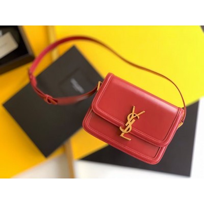 Saint Laurent Solferino Small Bag In Red Calfskin LDBS245415