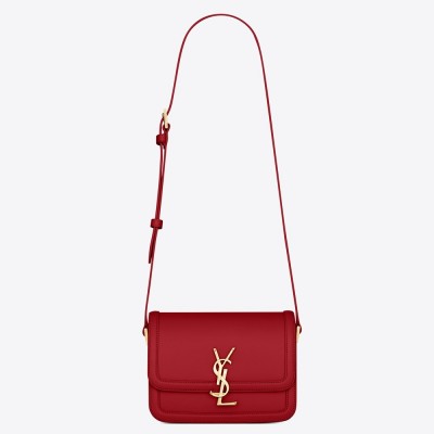 Saint Laurent Solferino Small Bag In Red Calfskin LDBS245415