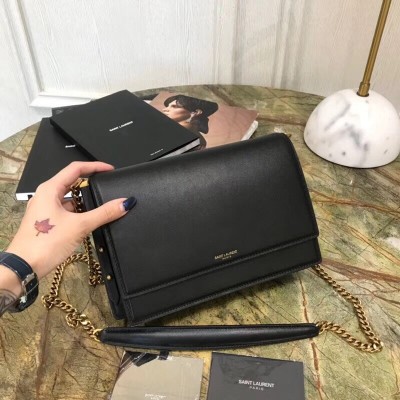 Saint Laurent Zoe Bag In Black Calfskin LDBS245485