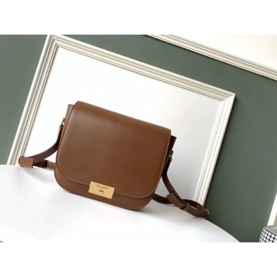 Saint Laurent Betty Satchel In Camel Smooth Leather